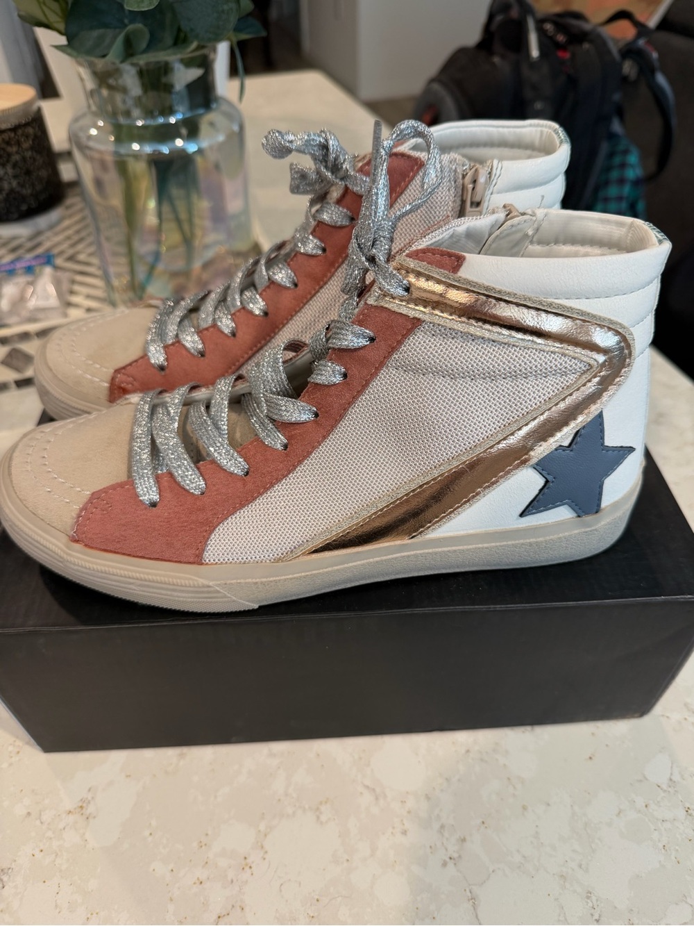 ShuShop Roxanne High-Top Sneakers